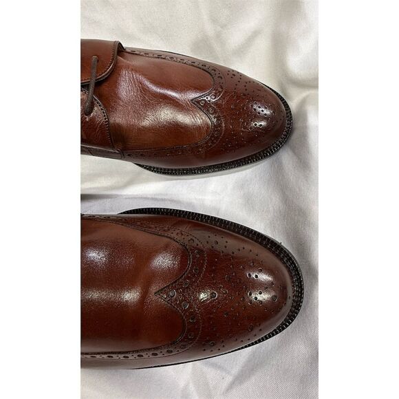 Johnston & Murphy Men\'s Wingtip Brogue Dress Shoes Brown Size 10 main image 4